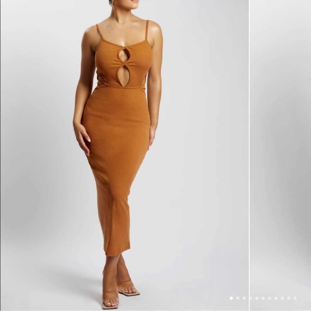 Meshki abbey cutout maxi dress